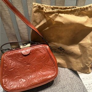 Patricia Nash Embossed Leather Bag - Brown